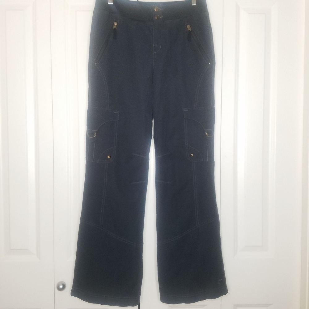 COLUMBIA Outdoor Hiking Pants Charcoal Black 8